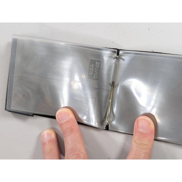 New Old Stock BUXTON Black leather bifold wallet, East India Calf leather wallet - Picture 10 of 16